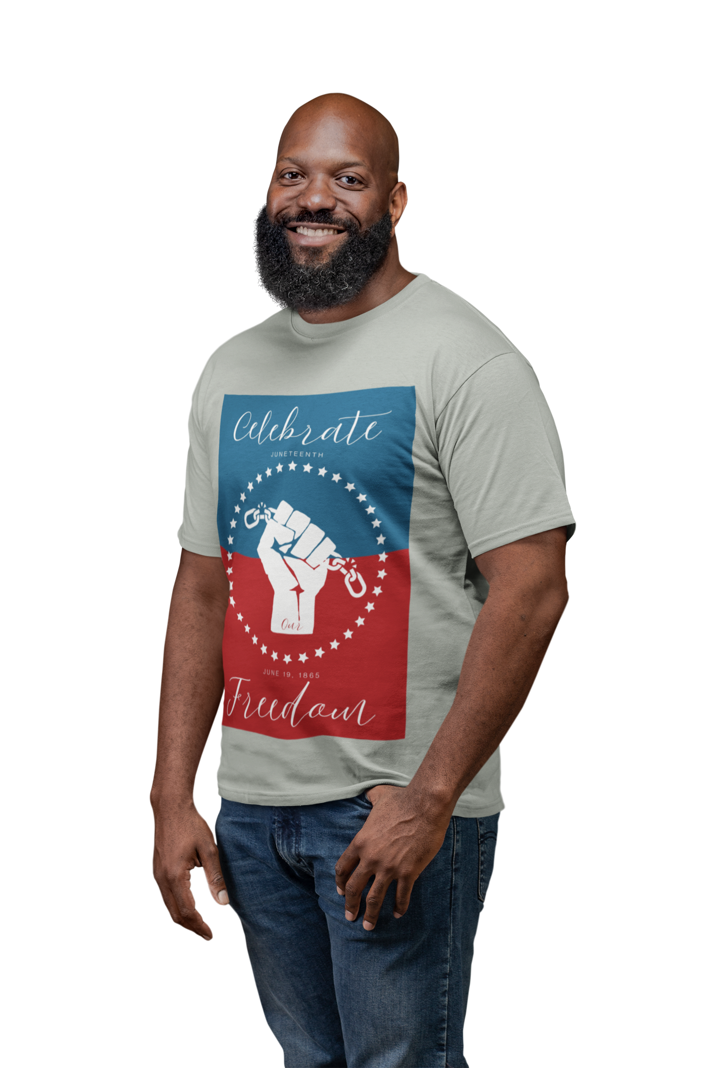 Celebrate Our Freedom Juneteenth Tee | 4th of July, Independence Day Alternative Shirt for Black Solidarity, Black American Culture, Black Pride, Unisex T-Shirt