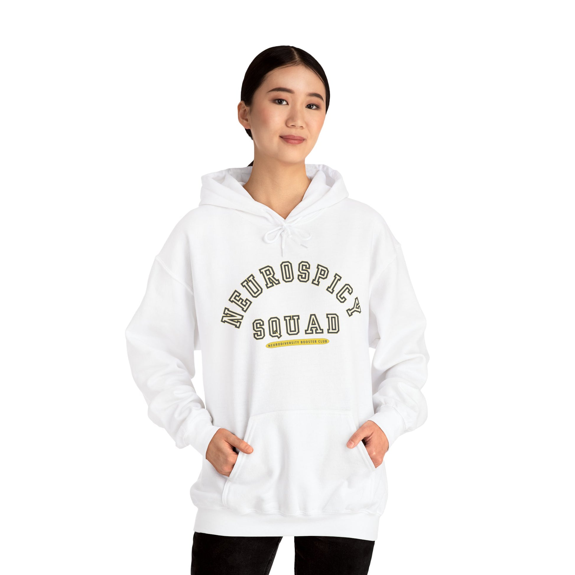 NEUROSPICY SQUAD Hoodie (Yellow Accent) — Embrace Neurodiversity Collection