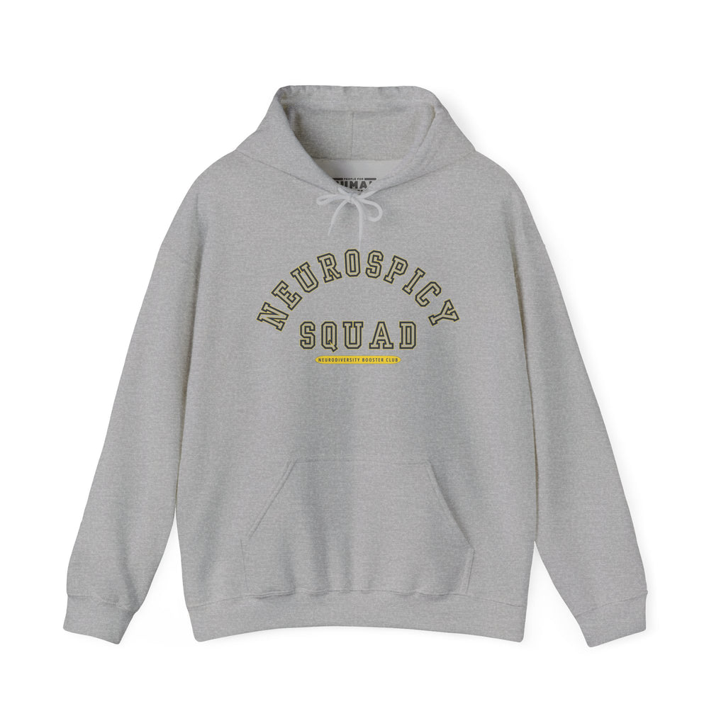 NEUROSPICY SQUAD Hoodie (Yellow Accent) — Embrace Neurodiversity Collection