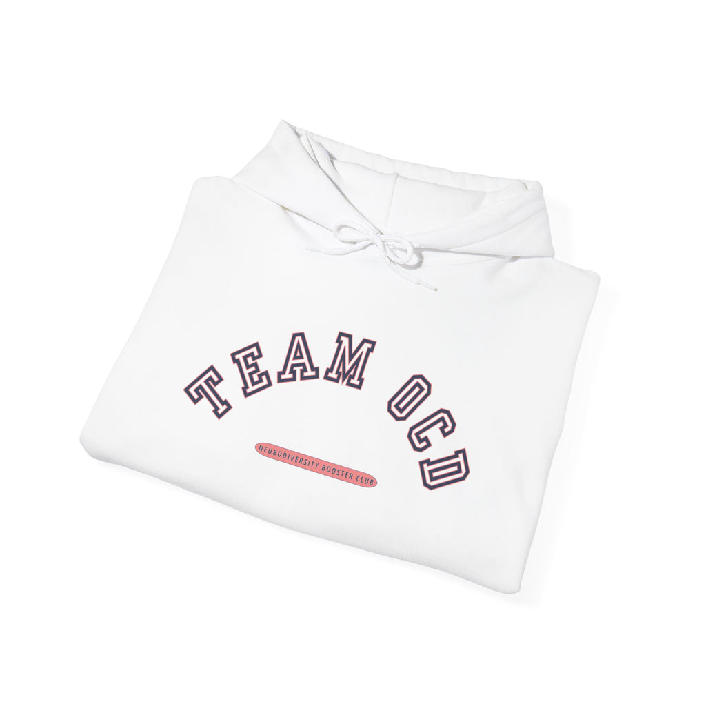TEAM OCD Hoodie (Pink Accent) — Embrace Neurodiversity Collection