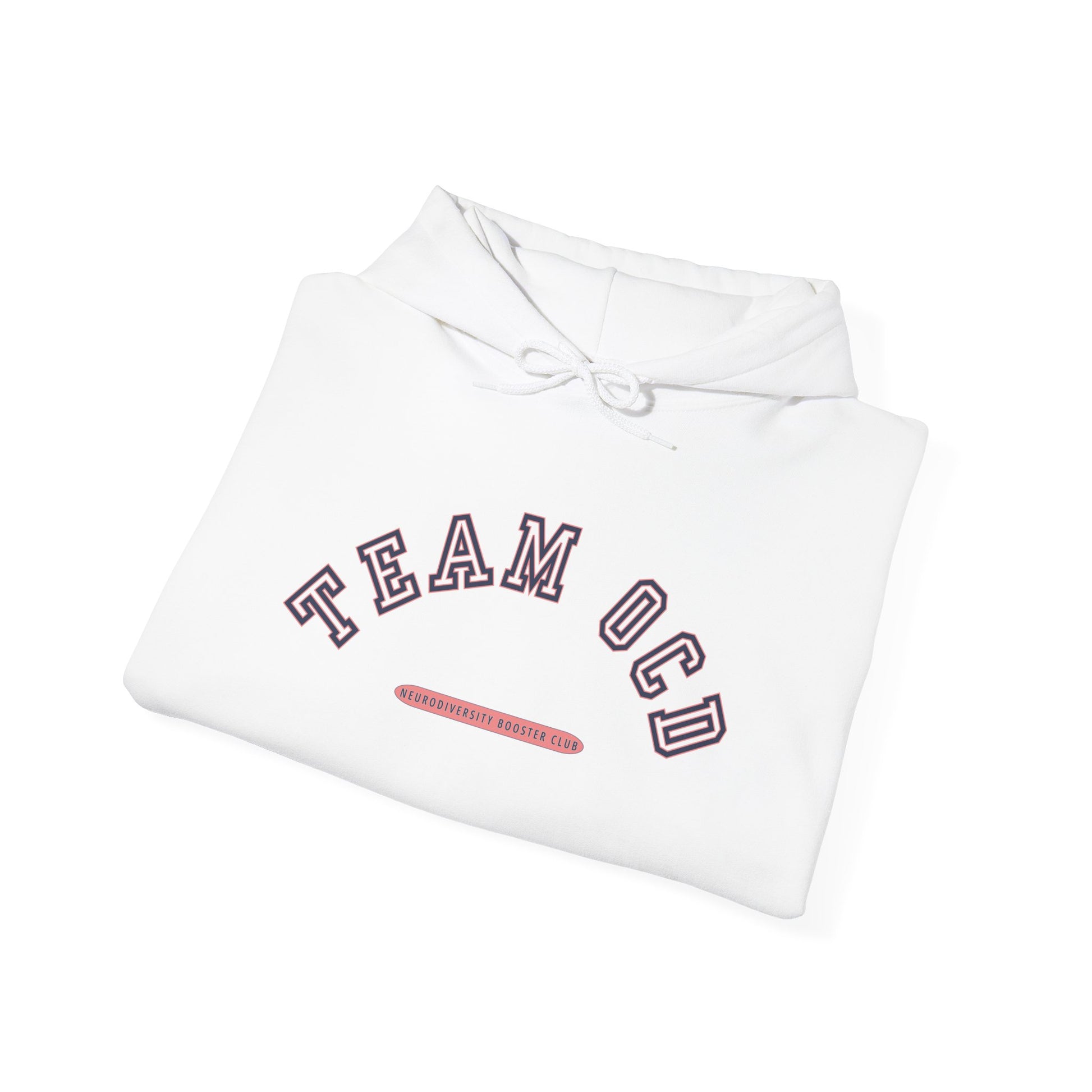TEAM OCD Hoodie (Pink Accent) — Embrace Neurodiversity Collection