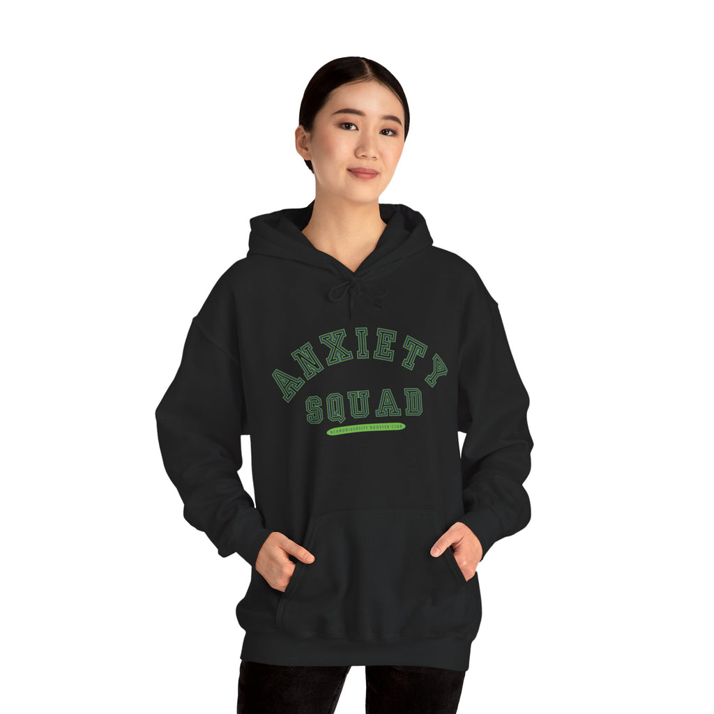ANXIETY SQUAD Hoodie (Green Accent) — Embrace Neurodiversity Collection
