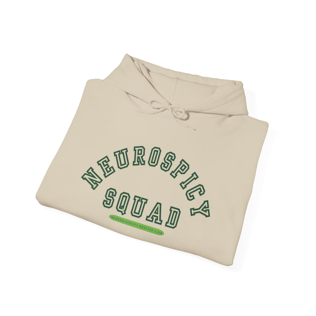 NEUROSPICY SQUAD Hoodie (Green Accent) — Embrace Neurodiversity Collection