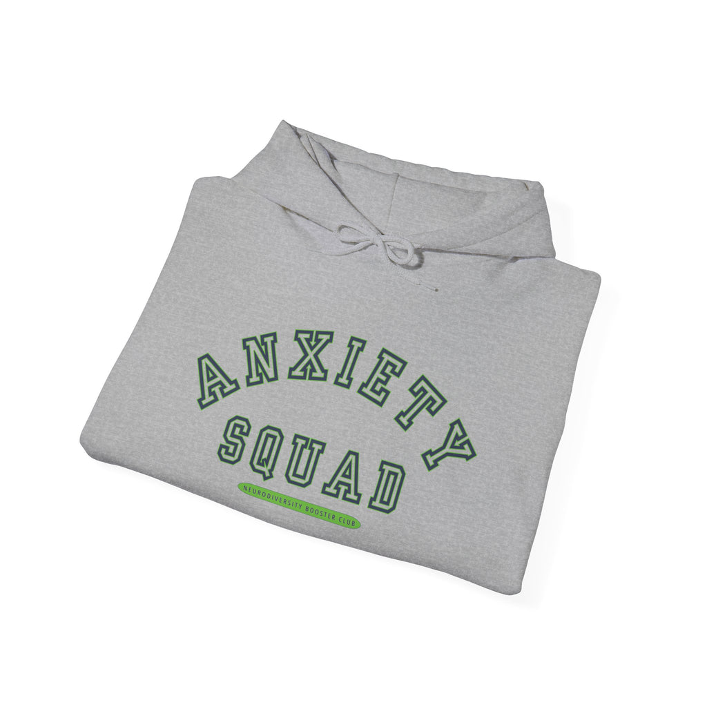ANXIETY SQUAD Hoodie (Green Accent) — Embrace Neurodiversity Collection