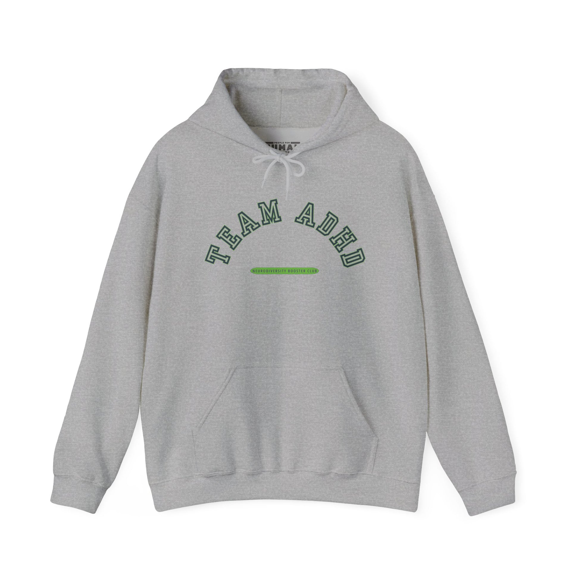 TEAM ADHD Hoodie (Green Accent)— Embrace Neurodiversity Collection