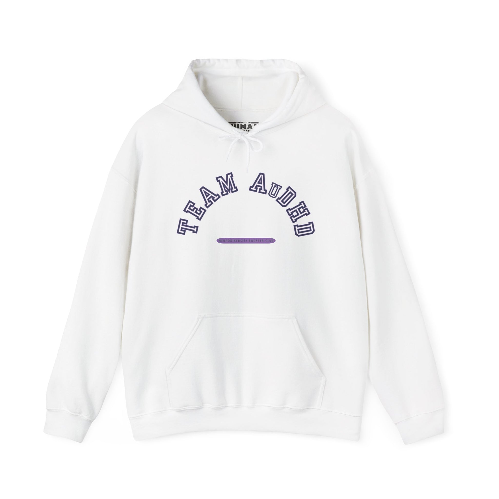 TEAM AuDHD Hoodie (Purple Accent) — Embrace Neurodiversity Collection