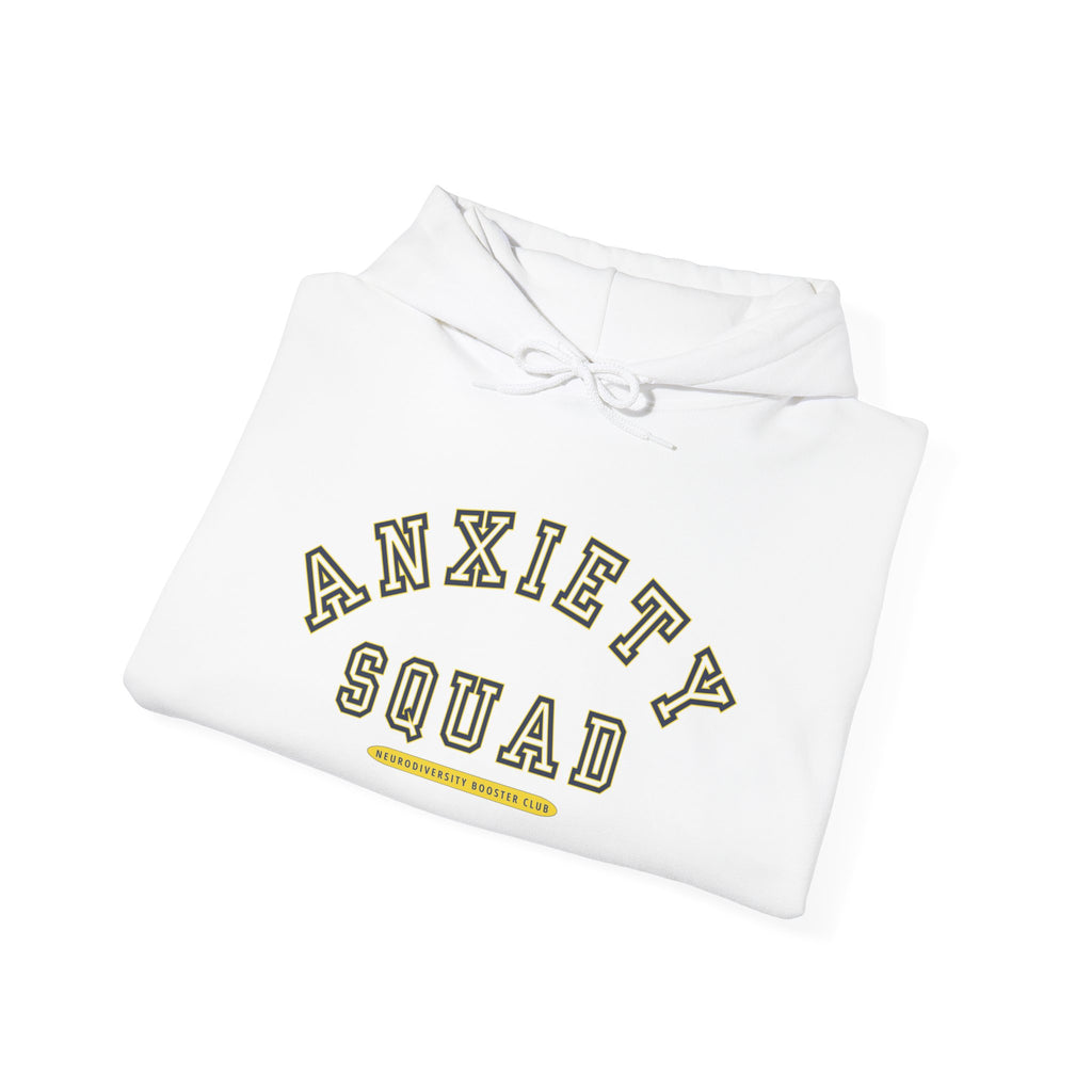 ANXIETY SQUAD Hoodie (Yellow Accent) — Embrace Neurodiversity Collection