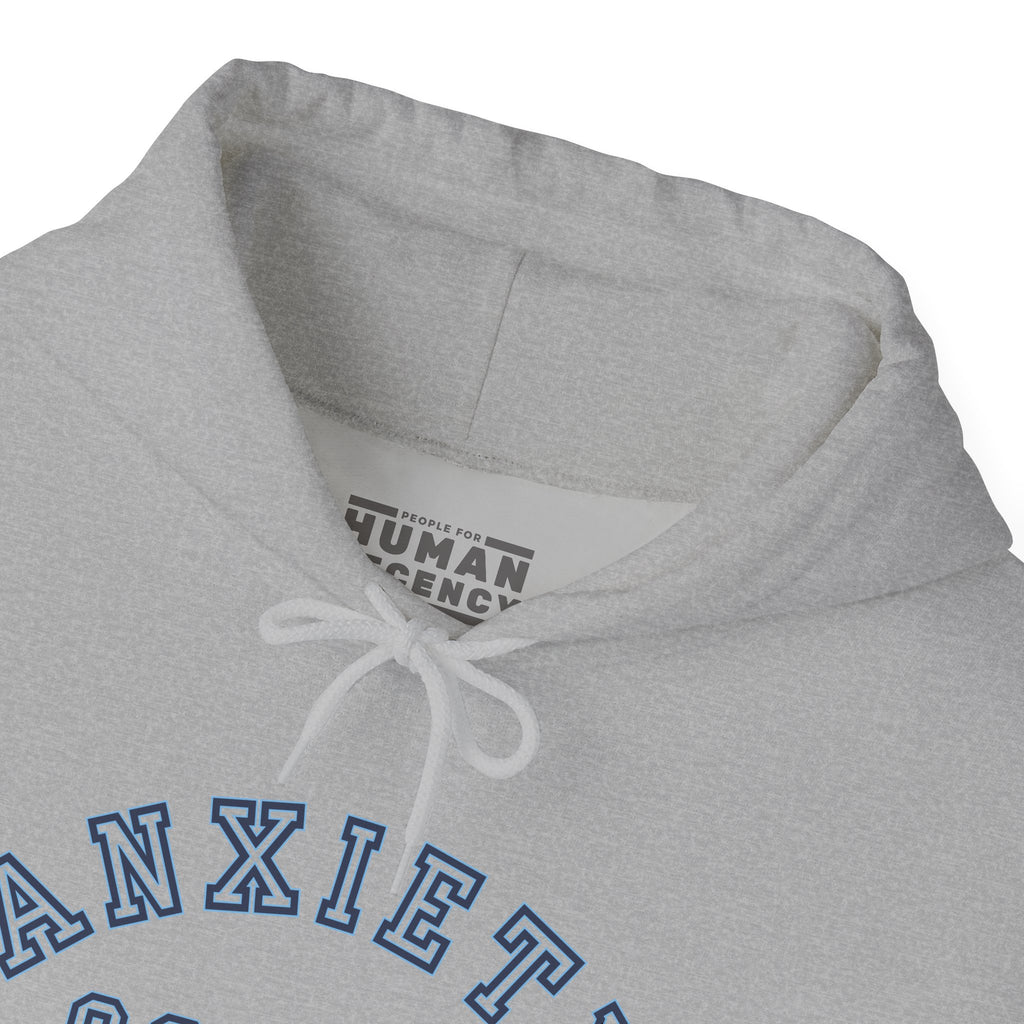 ANXIETY SQUAD Hoodie (Blue Accent) — Embrace Neurodiversity Collection