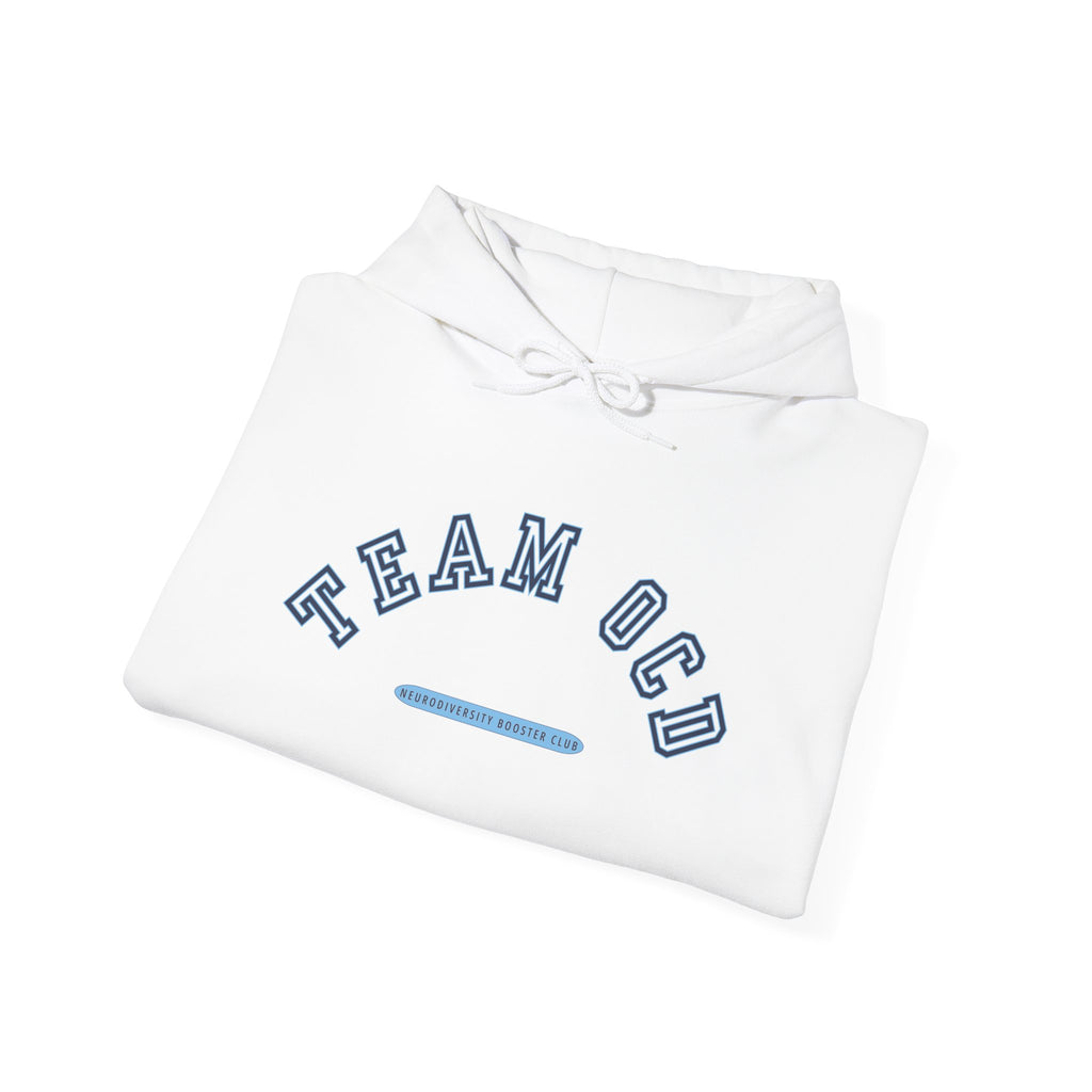 TEAM OCD Hoodie (Blue Accent) — Embrace Neurodiversity Collection