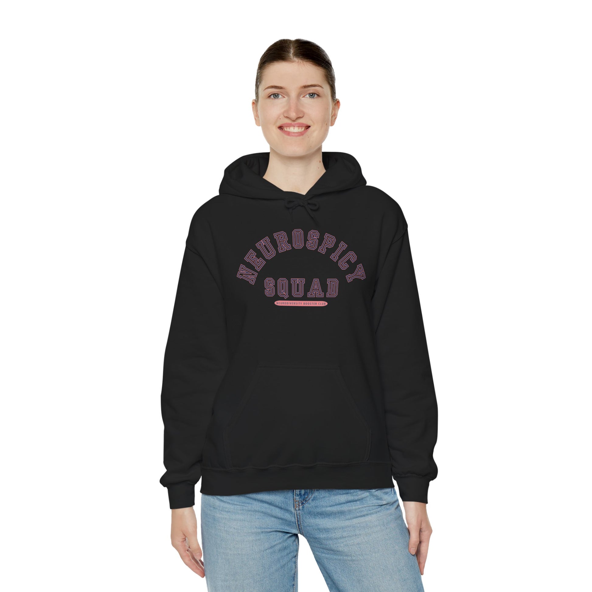 NEUROSPICY SQUAD Hoodie (Pink Accent) — Embrace Neurodiversity Collection