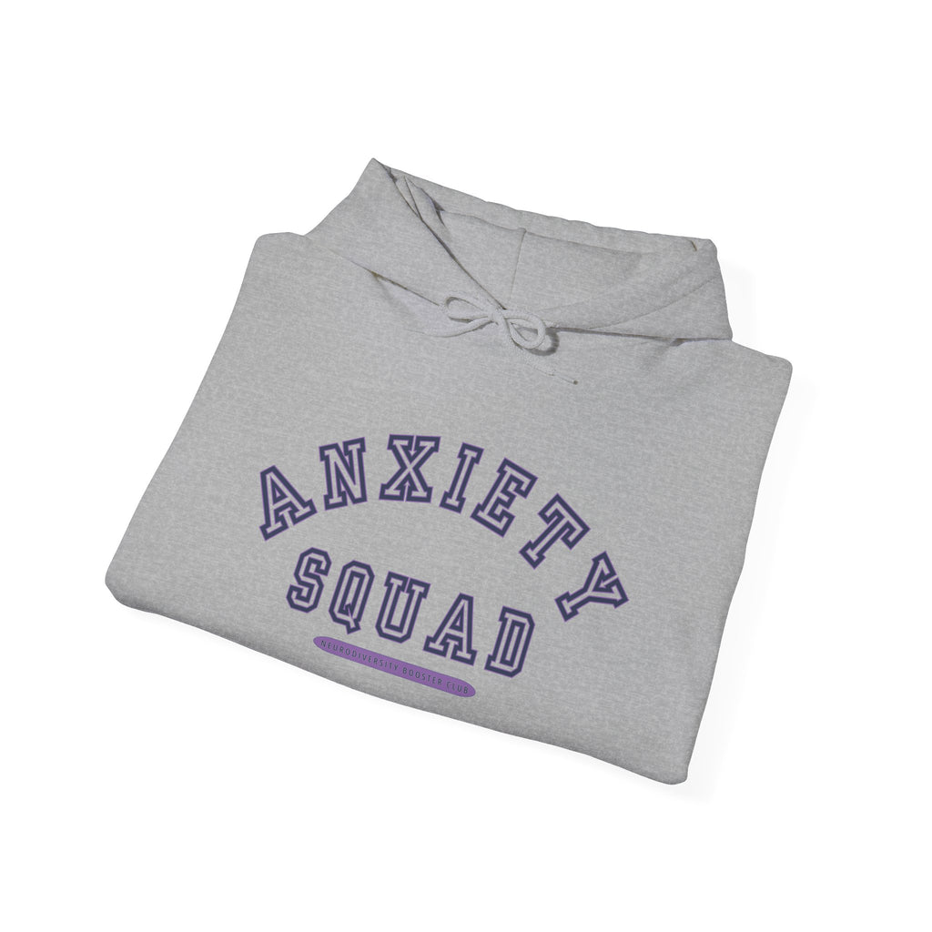 ANXIETY SQUAD Hoodie (Purple Accent) — Embrace Neurodiversity Collection