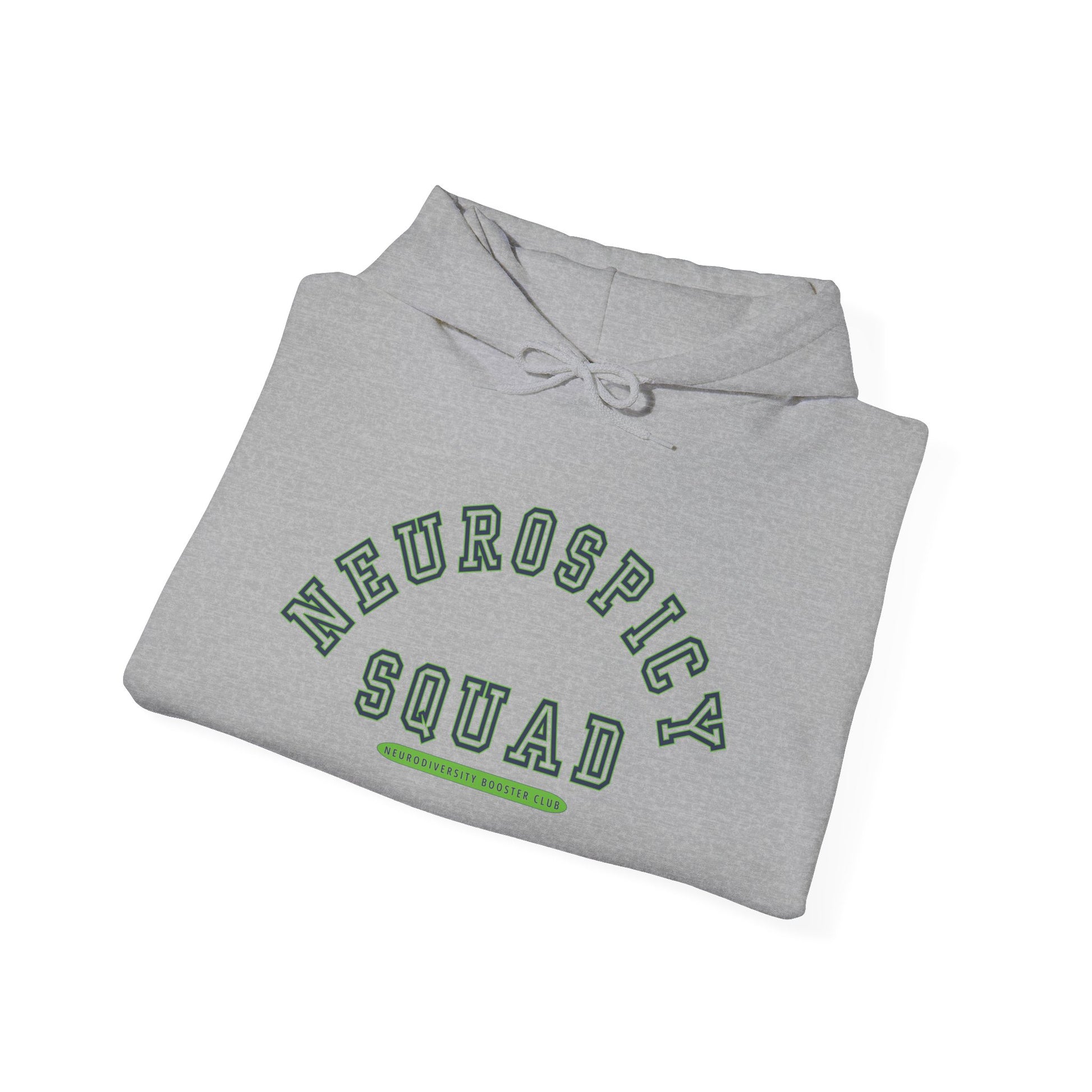 NEUROSPICY SQUAD Hoodie (Green Accent) — Embrace Neurodiversity Collection