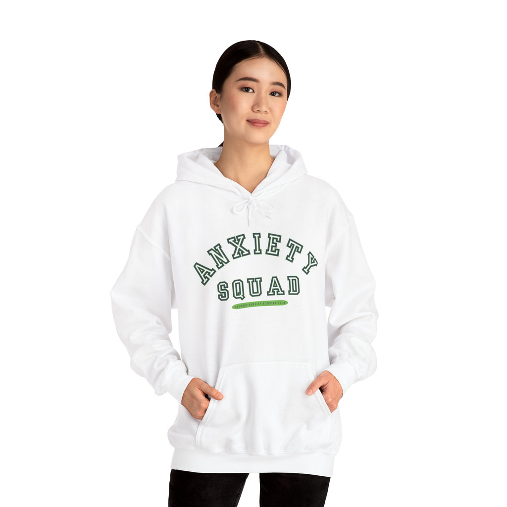 ANXIETY SQUAD Hoodie (Green Accent) — Embrace Neurodiversity Collection