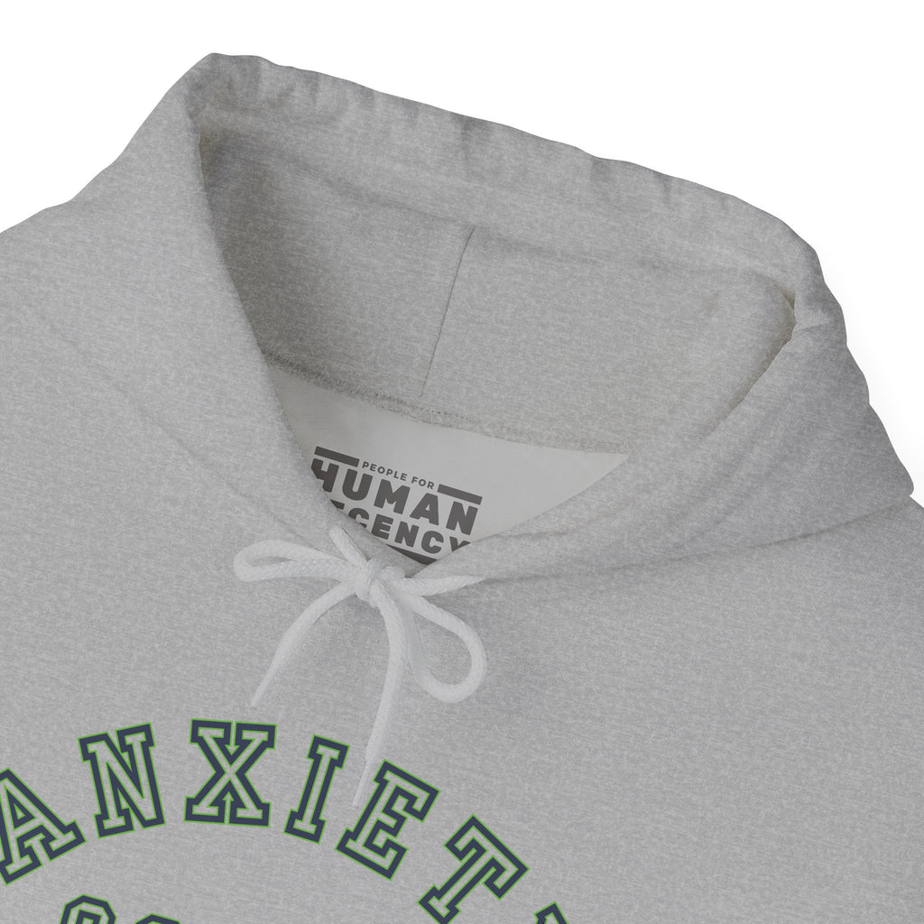 ANXIETY SQUAD Hoodie (Green Accent) — Embrace Neurodiversity Collection