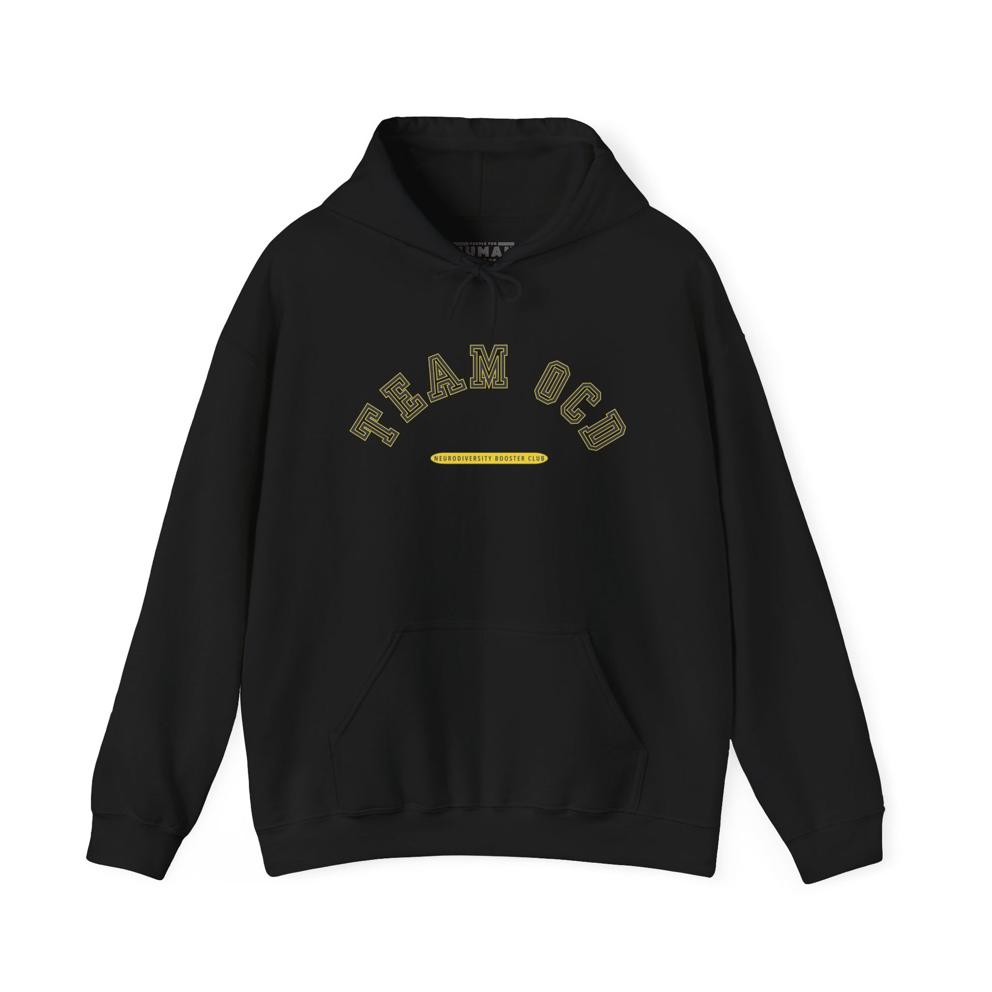 TEAM OCD Hoodie (Yellow Accent) — Embrace Neurodiversity Collection