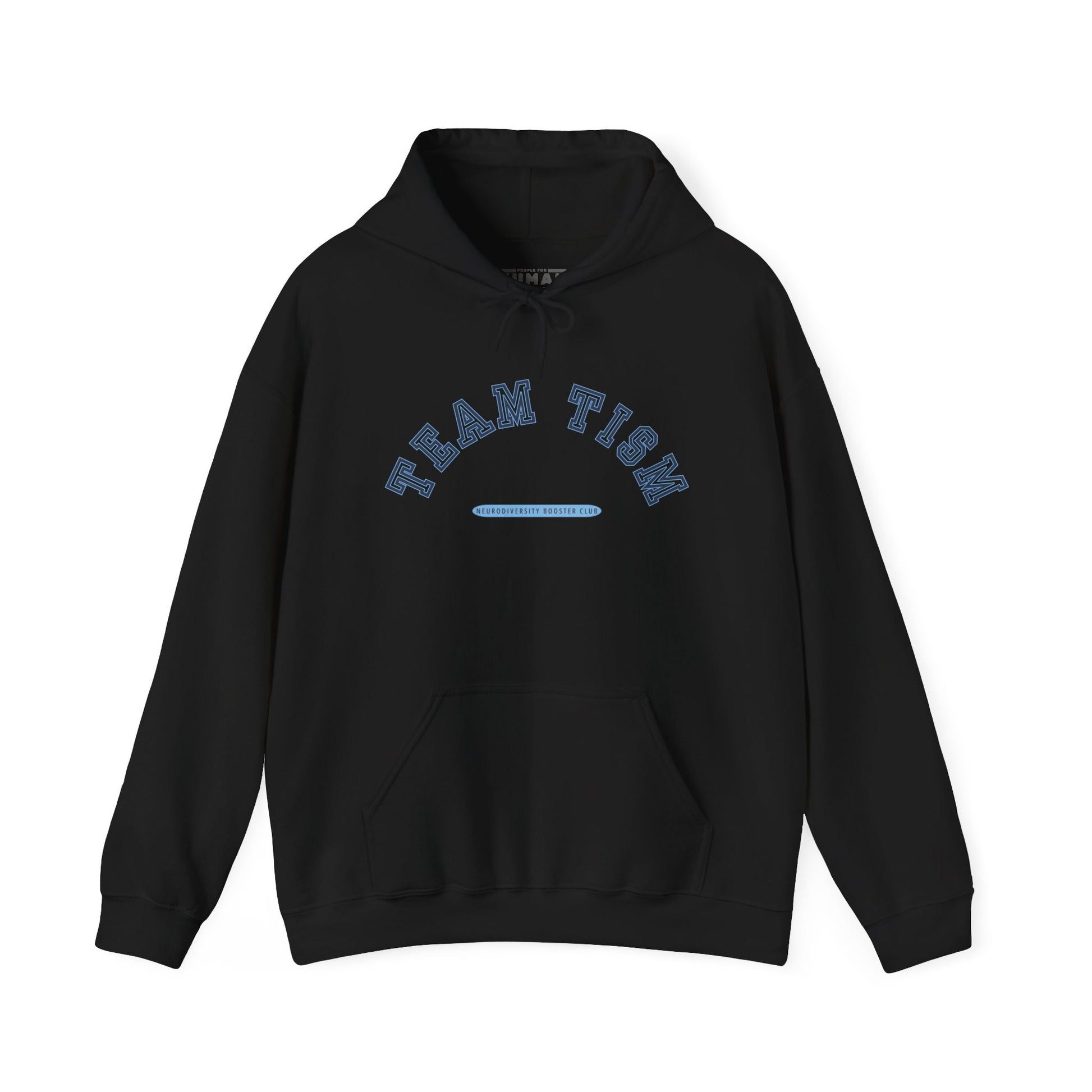 TEAM TISM Hoodie (Blue Accent) — Embrace Neurodiversity Collection