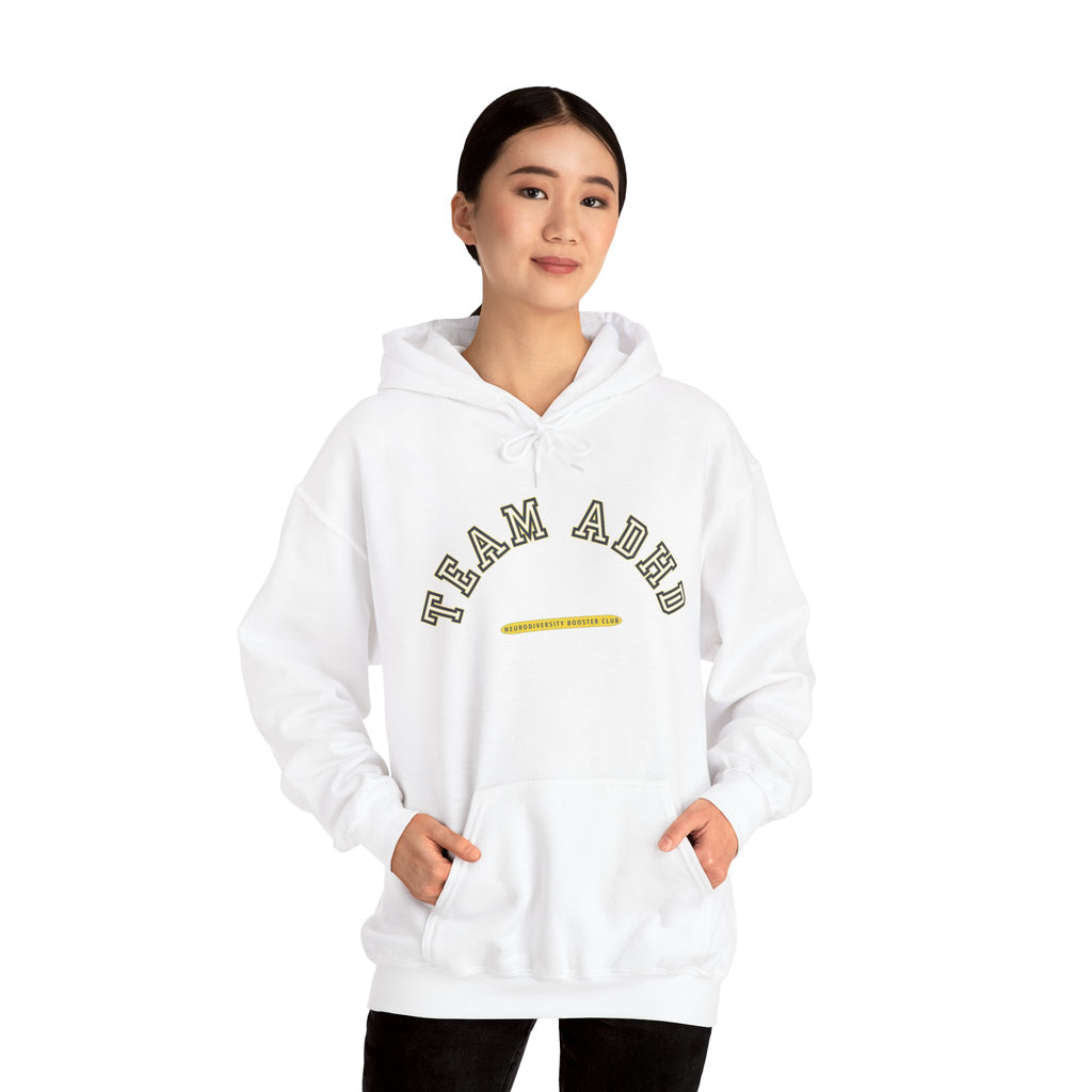 TEAM ADHD Hoodie (Yellow Accent) — Embrace Neurodiversity Collection