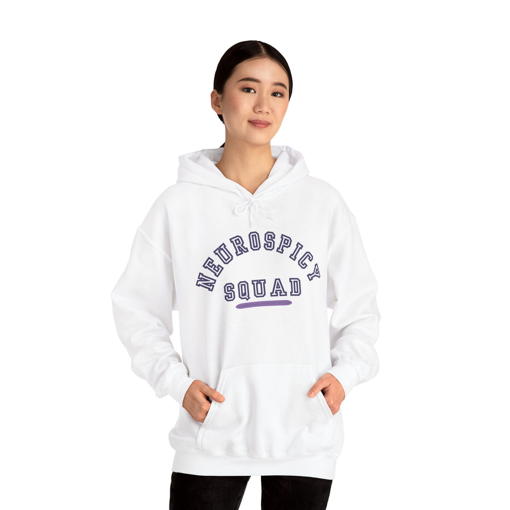 NEUROSPICY SQUAD Hoodie (Purple Accent) — Embrace Neurodiversity Collection