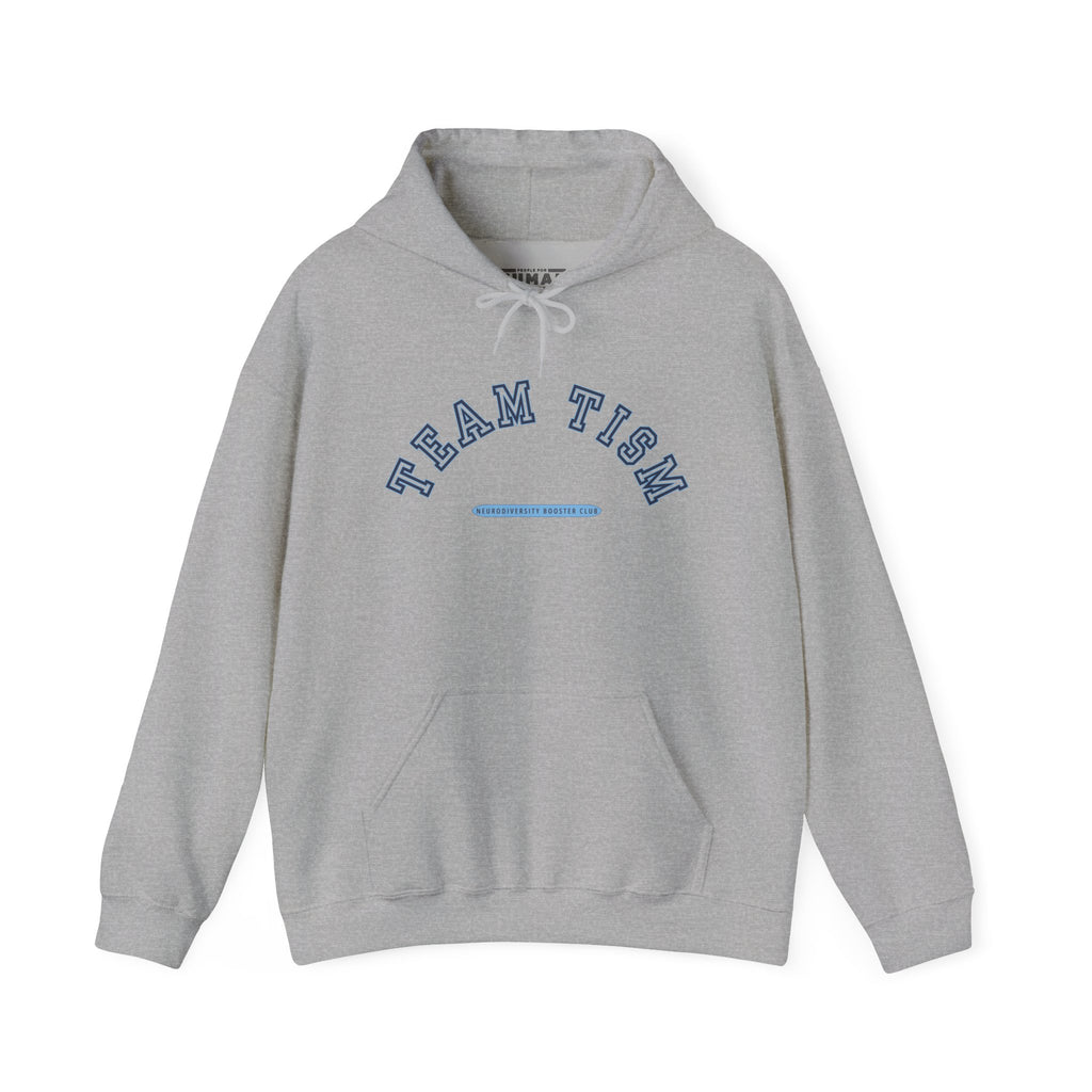 TEAM TISM Hoodie (Blue Accent) — Embrace Neurodiversity Collection