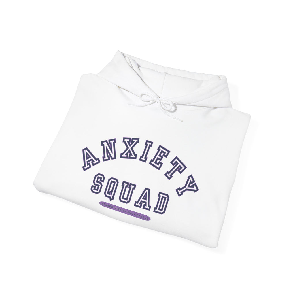 ANXIETY SQUAD Hoodie (Purple Accent) — Embrace Neurodiversity Collection