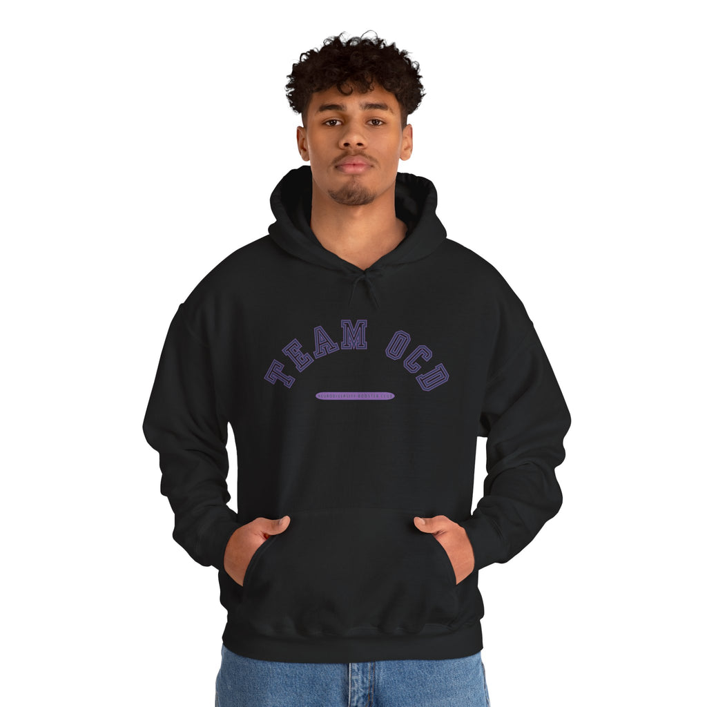 TEAM OCD Hoodie (Purple Accent) — Embrace Neurodiversity Collection