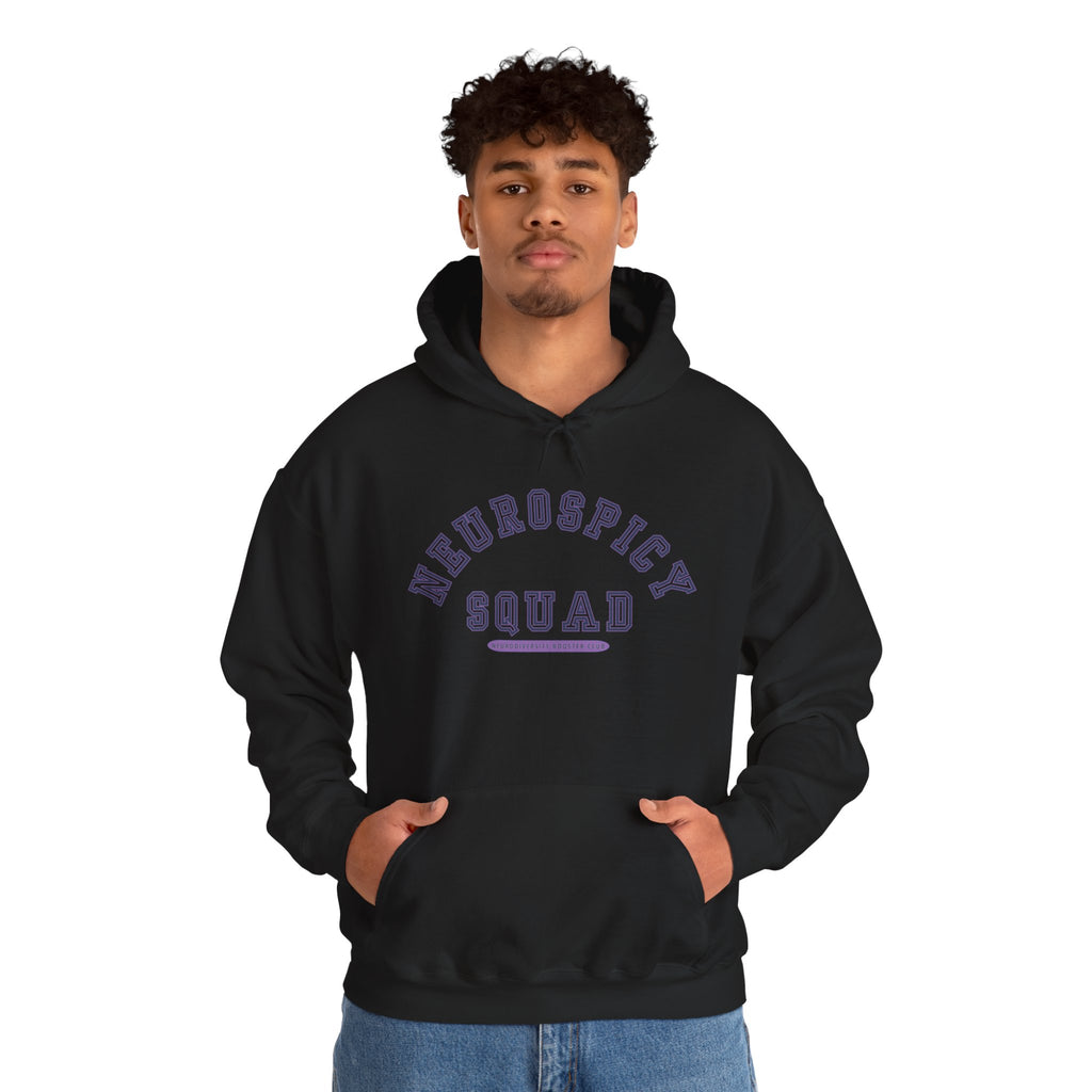 NEUROSPICY SQUAD Hoodie (Purple Accent) — Embrace Neurodiversity Collection