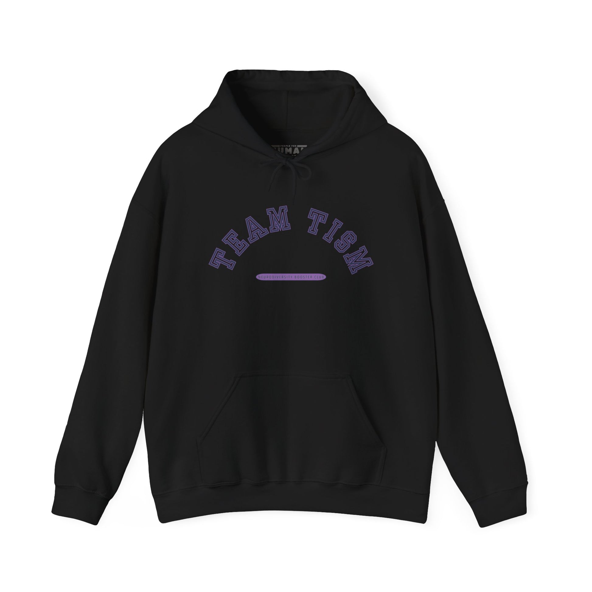 TEAM TISM Hoodie (Purple Accent) — Embrace Neurodiversity Collection
