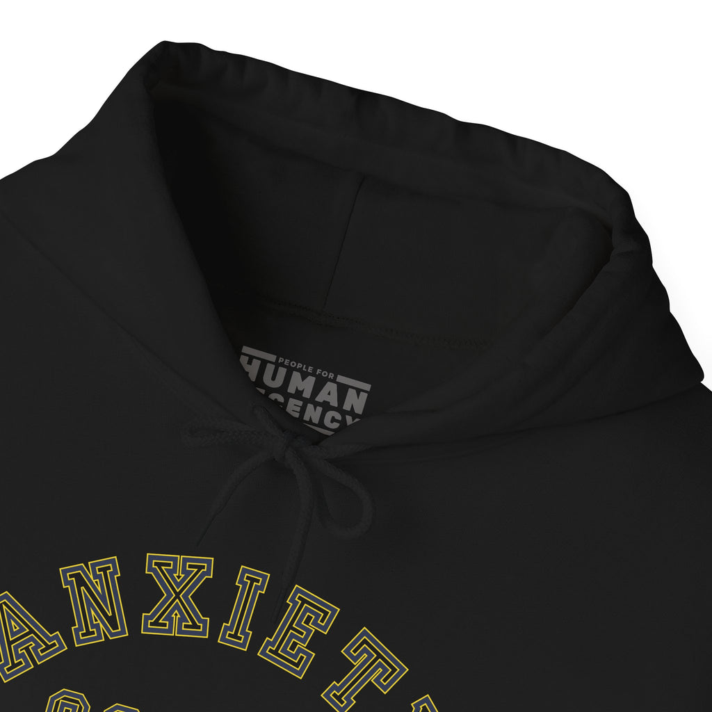 ANXIETY SQUAD Hoodie (Yellow Accent) — Embrace Neurodiversity Collection
