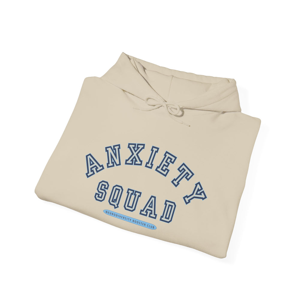 ANXIETY SQUAD Hoodie (Blue Accent) — Embrace Neurodiversity Collection