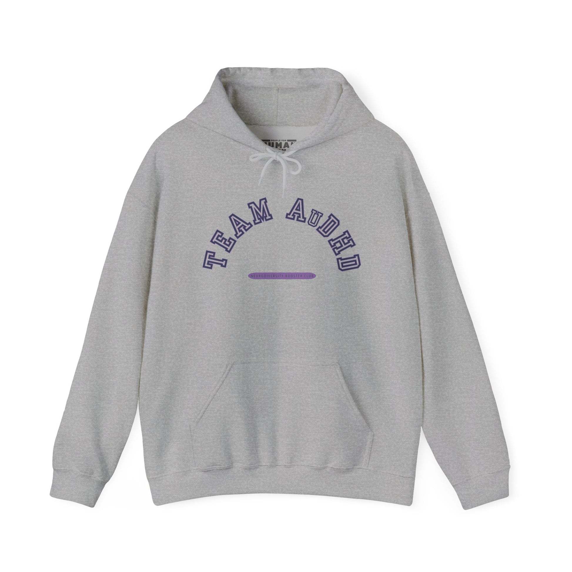 TEAM AuDHD Hoodie (Purple Accent) — Embrace Neurodiversity Collection