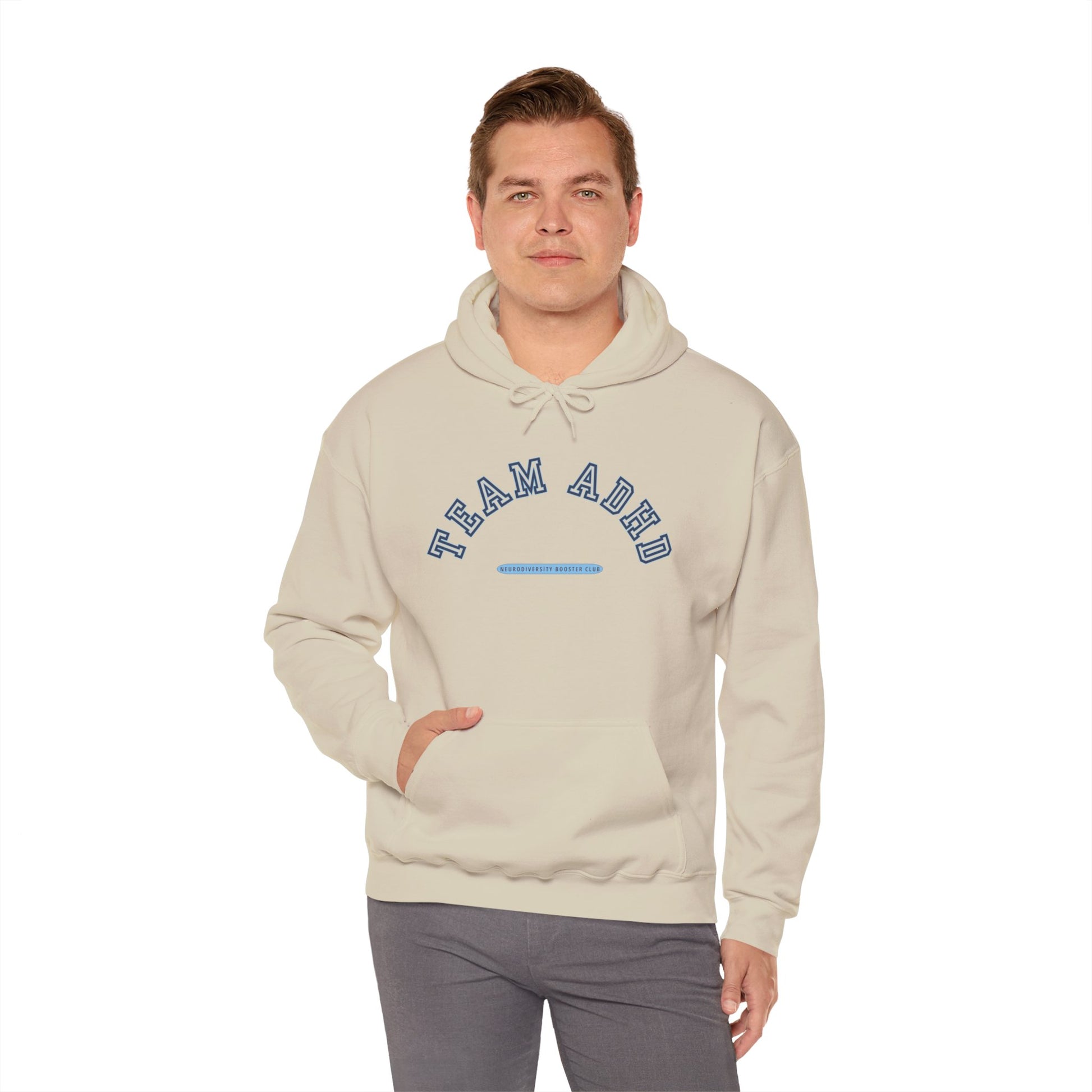 TEAM ADHD Hoodie (Blue Accent) — Embrace Neurodiversity Collection