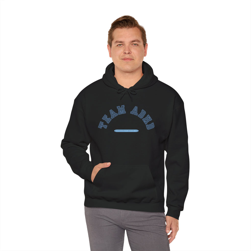 TEAM ADHD Hoodie (Blue Accent) — Embrace Neurodiversity Collection
