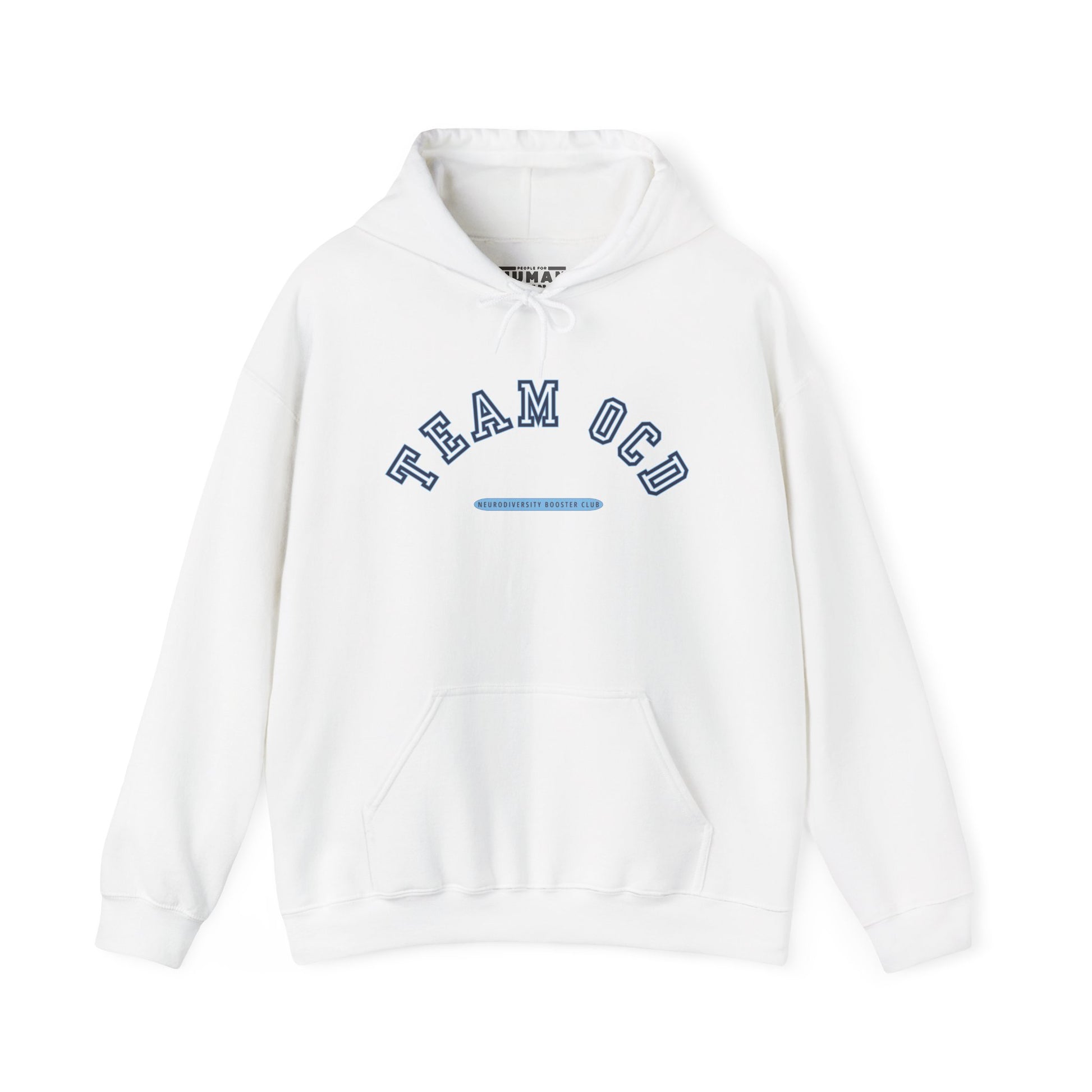 TEAM OCD Hoodie (Blue Accent) — Embrace Neurodiversity Collection