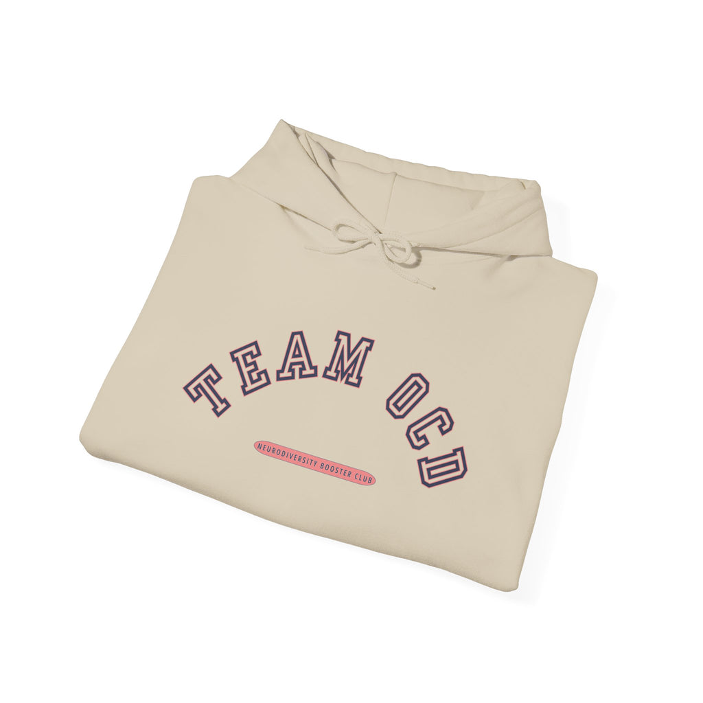 TEAM OCD Hoodie (Pink Accent) — Embrace Neurodiversity Collection