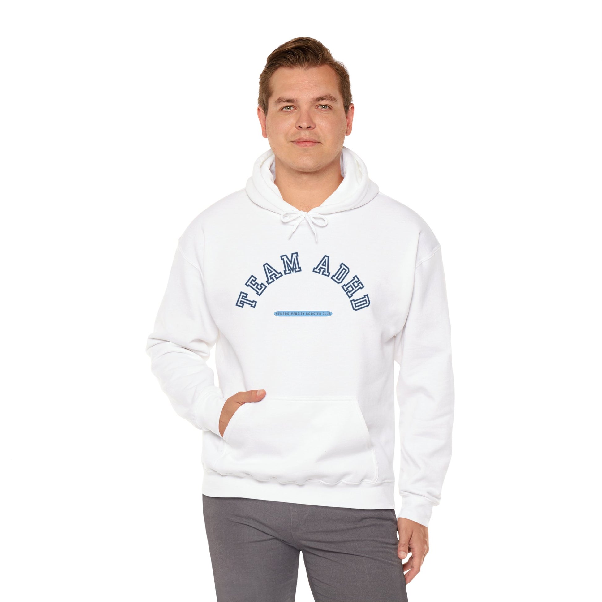 TEAM ADHD Hoodie (Blue Accent) — Embrace Neurodiversity Collection