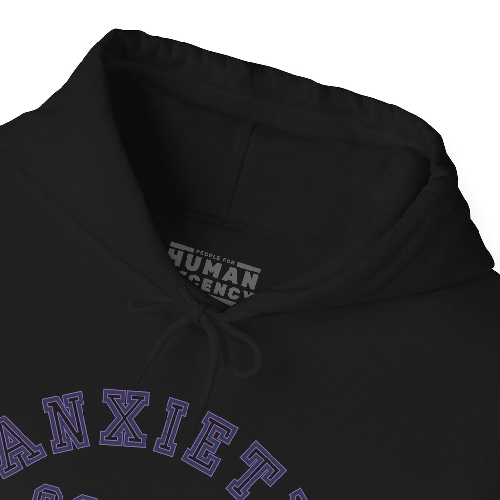 ANXIETY SQUAD Hoodie (Purple Accent) — Embrace Neurodiversity Collection