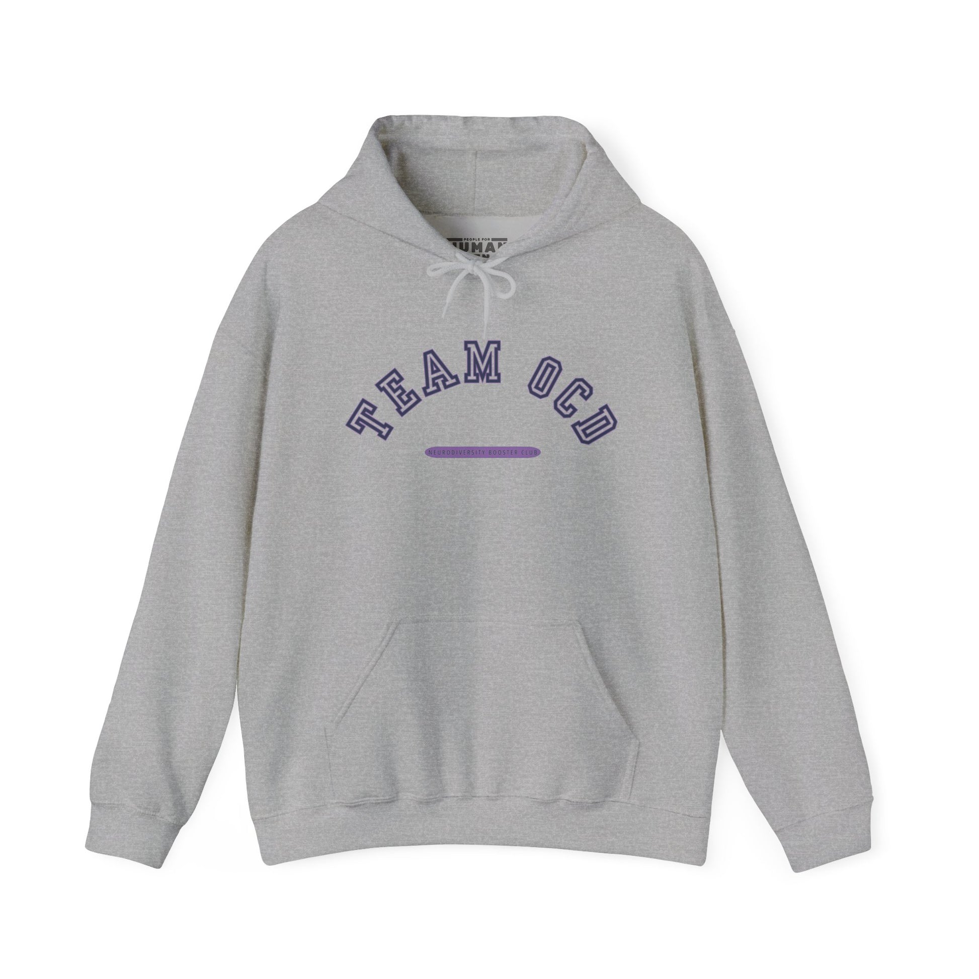 TEAM OCD Hoodie (Purple Accent) — Embrace Neurodiversity Collection
