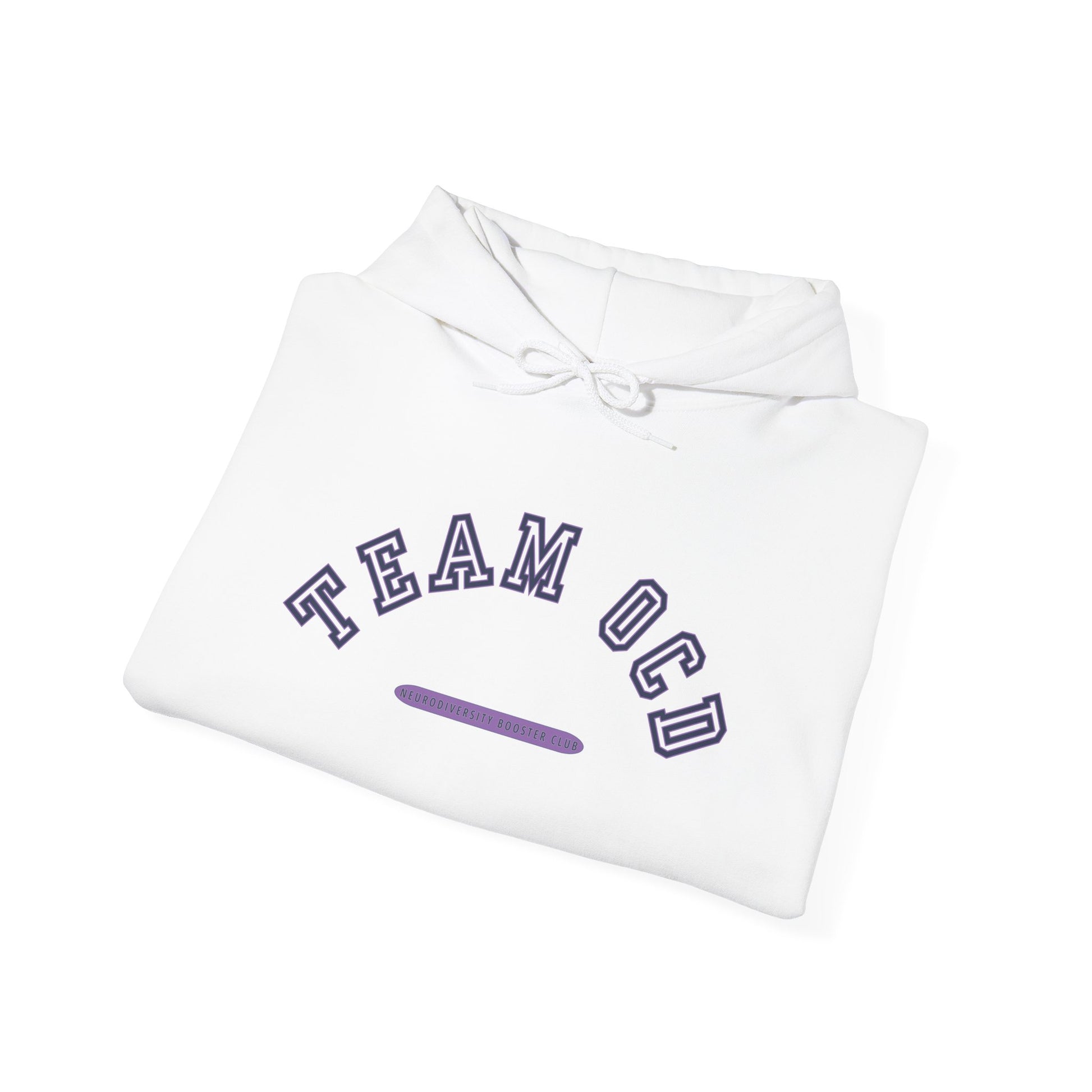 TEAM OCD Hoodie (Purple Accent) — Embrace Neurodiversity Collection