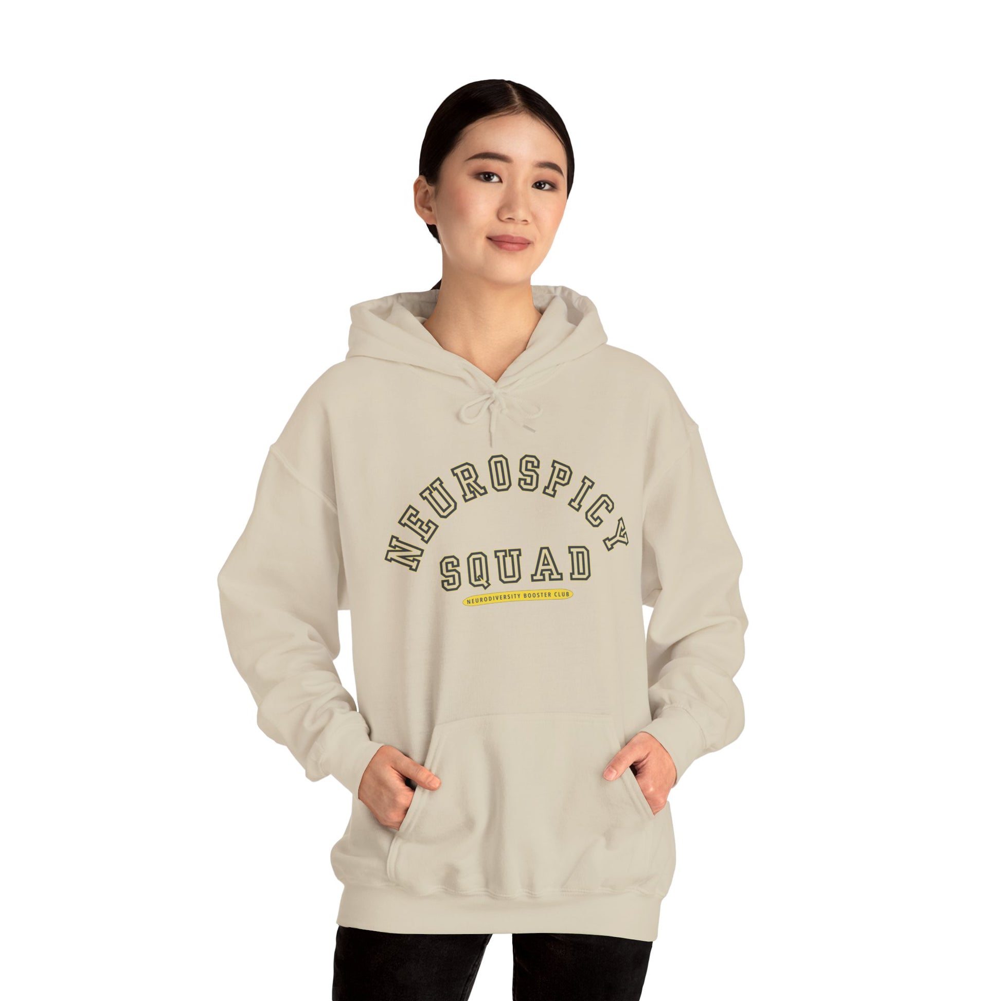 NEUROSPICY SQUAD Hoodie (Yellow Accent) — Embrace Neurodiversity Collection
