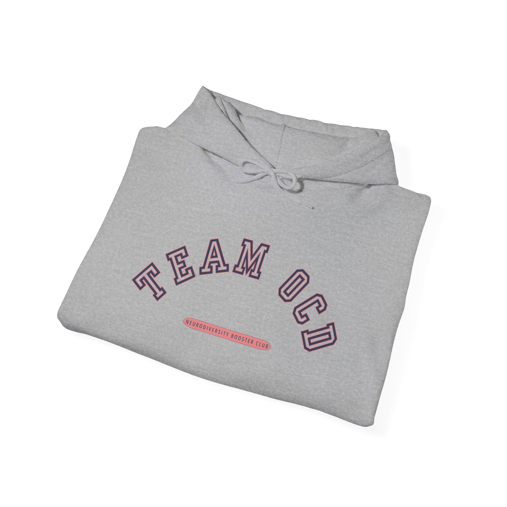 TEAM OCD Hoodie (Pink Accent) — Embrace Neurodiversity Collection