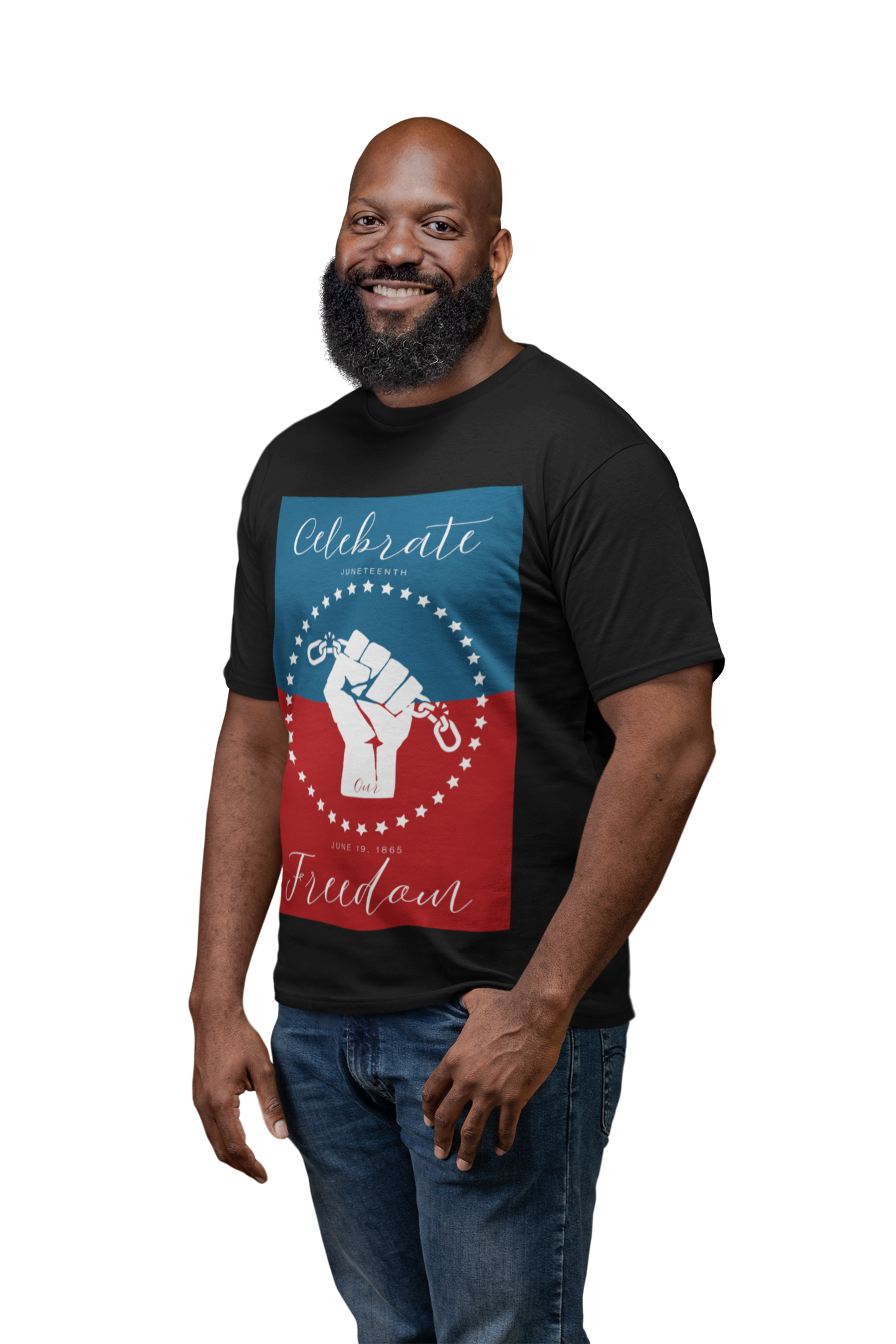 Celebrate Our Freedom Juneteenth Tee | 4th of July, Independence Day Alternative Shirt for Black Solidarity, Black American Culture, Black Pride, Unisex T-Shirt