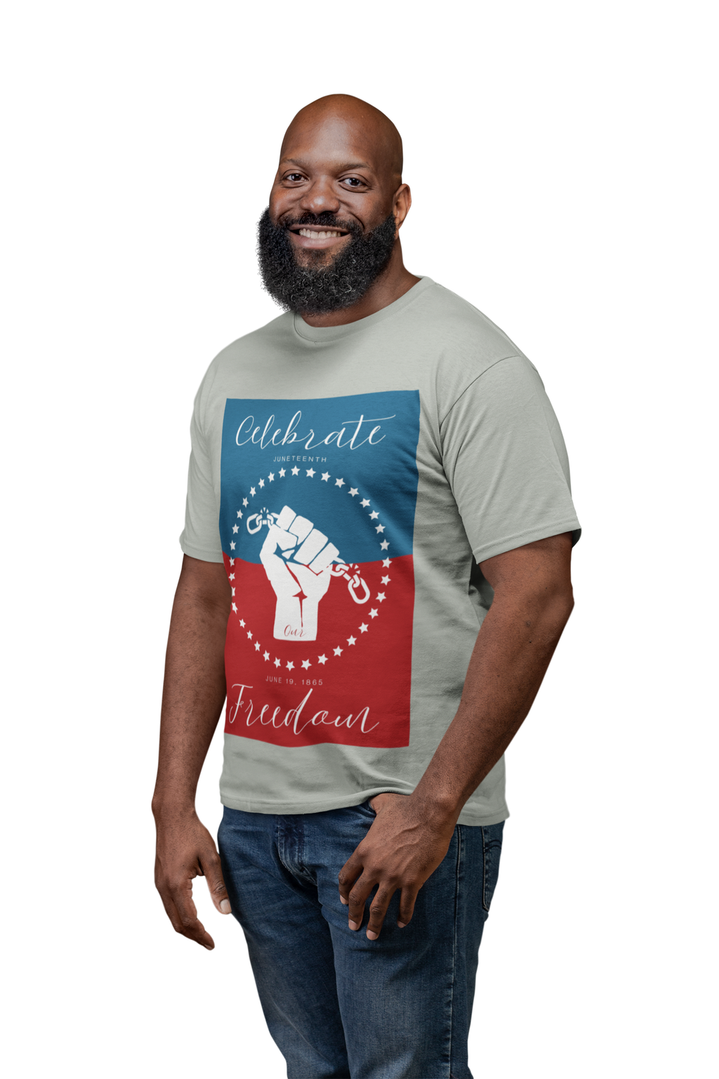 Celebrate Our Freedom Juneteenth Tee | 4th of July, Independence Day Alternative Shirt for Black Solidarity, Black American Culture, Black Pride, Unisex T-Shirt