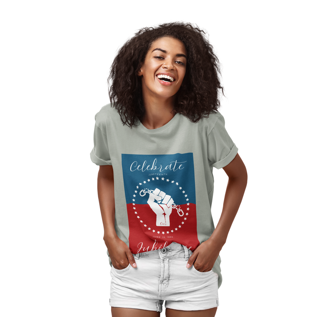 Celebrate Our Jubilance Juneteenth Tee, Fourth of July Alternative Shirt, Independence Day Apparel for Black Solidarity, Black American Culture, Black Pride Unisex T-Shirt