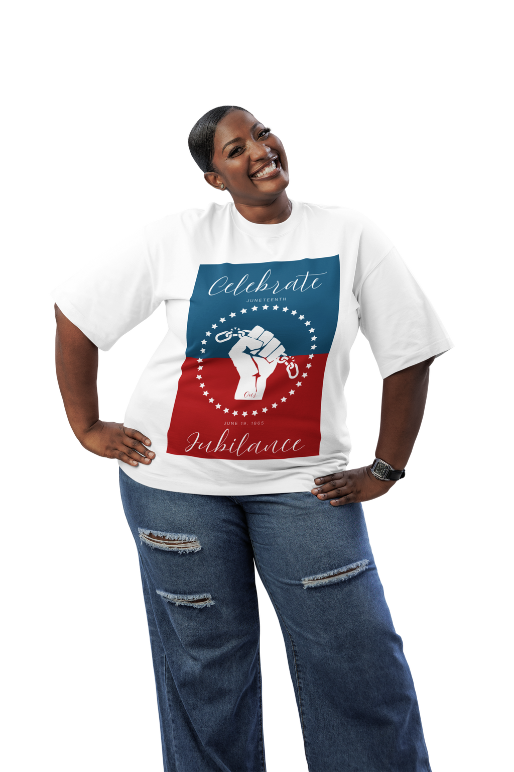 Celebrate Our Jubilance Juneteenth Tee, Fourth of July Alternative Shirt, Independence Day Apparel for Black Solidarity, Black American Culture, Black Pride Unisex T-Shirt