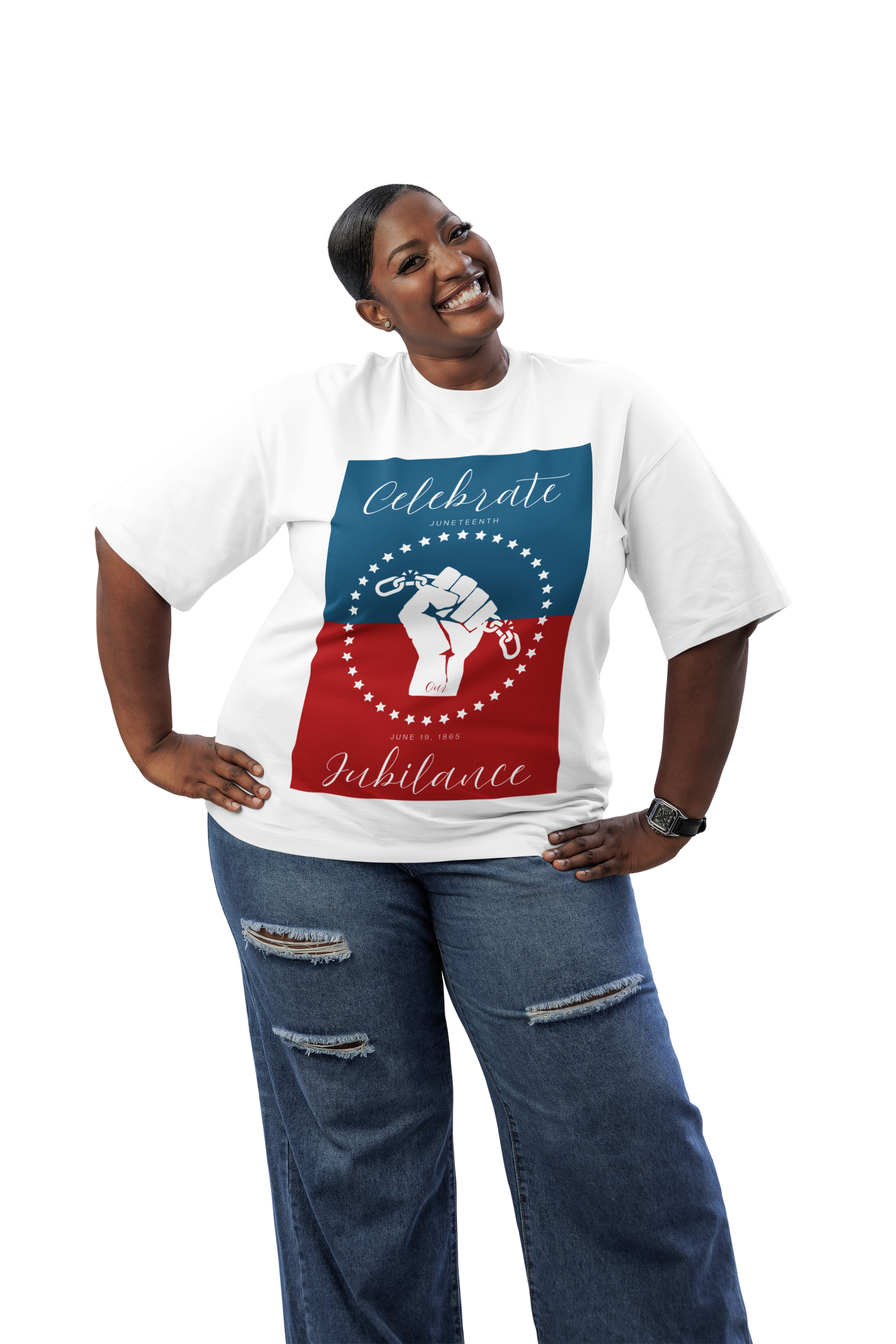 Celebrate Our Jubilance Juneteenth Tee, Fourth of July Alternative Shirt, Independence Day Apparel for Black Solidarity, Black American Culture, Black Pride Unisex T-Shirt