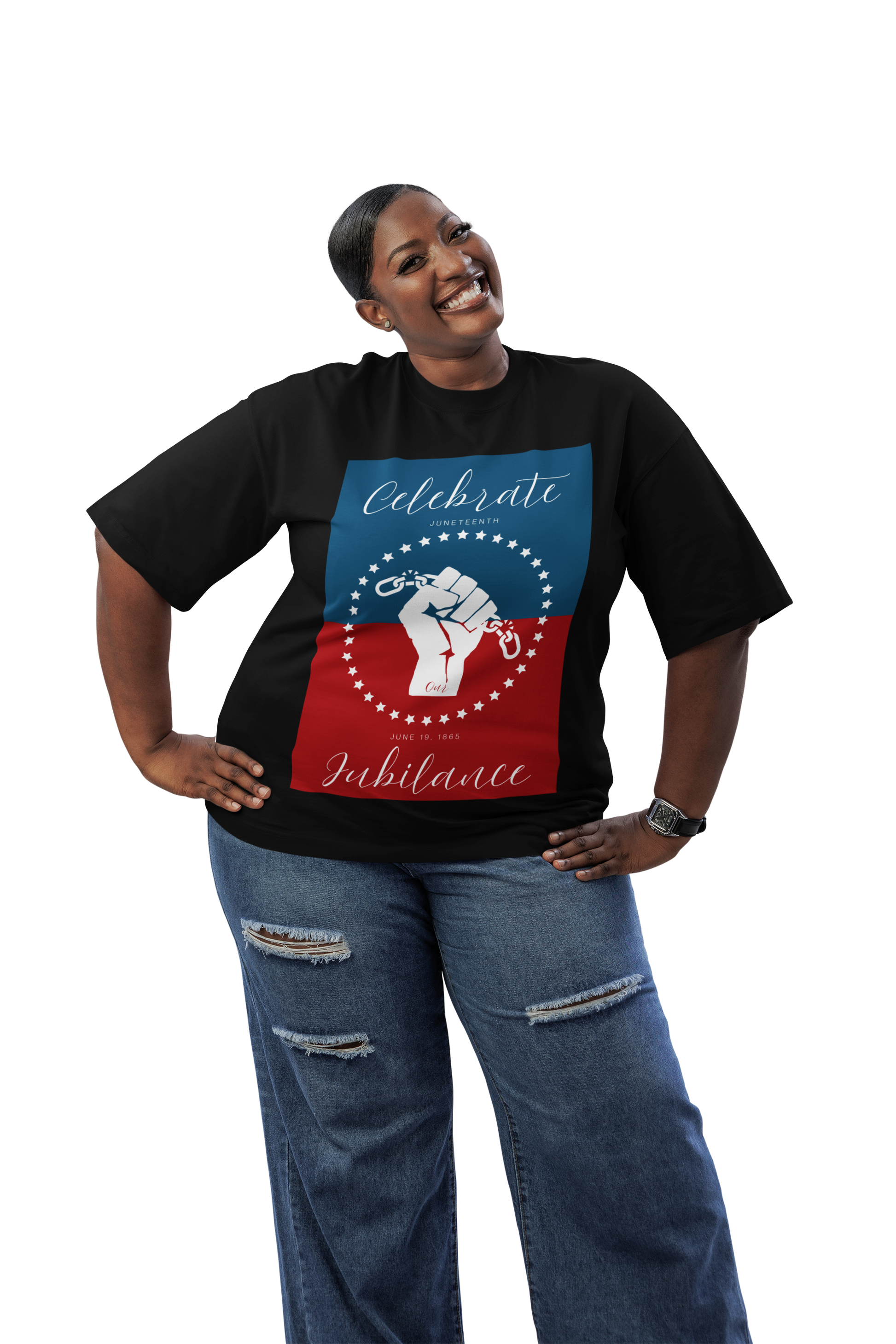 Celebrate Our Jubilance Juneteenth Tee, Fourth of July Alternative Shirt, Independence Day Apparel for Black Solidarity, Black American Culture, Black Pride Unisex T-Shirt