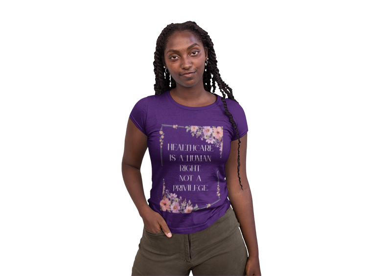 Healthcare Is A Human Right Tee - Progressive Statement T-Shirt