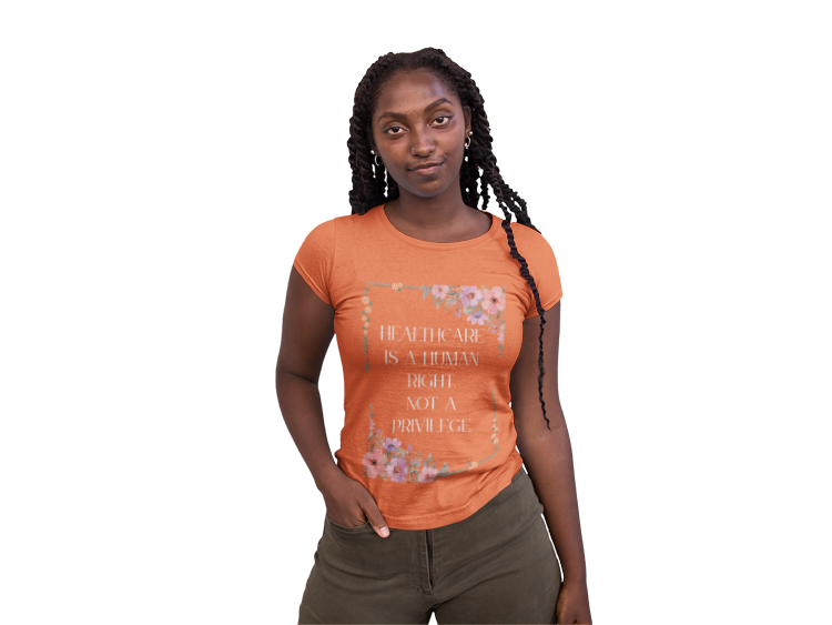 Healthcare Is A Human Right Tee - Progressive Statement T-Shirt