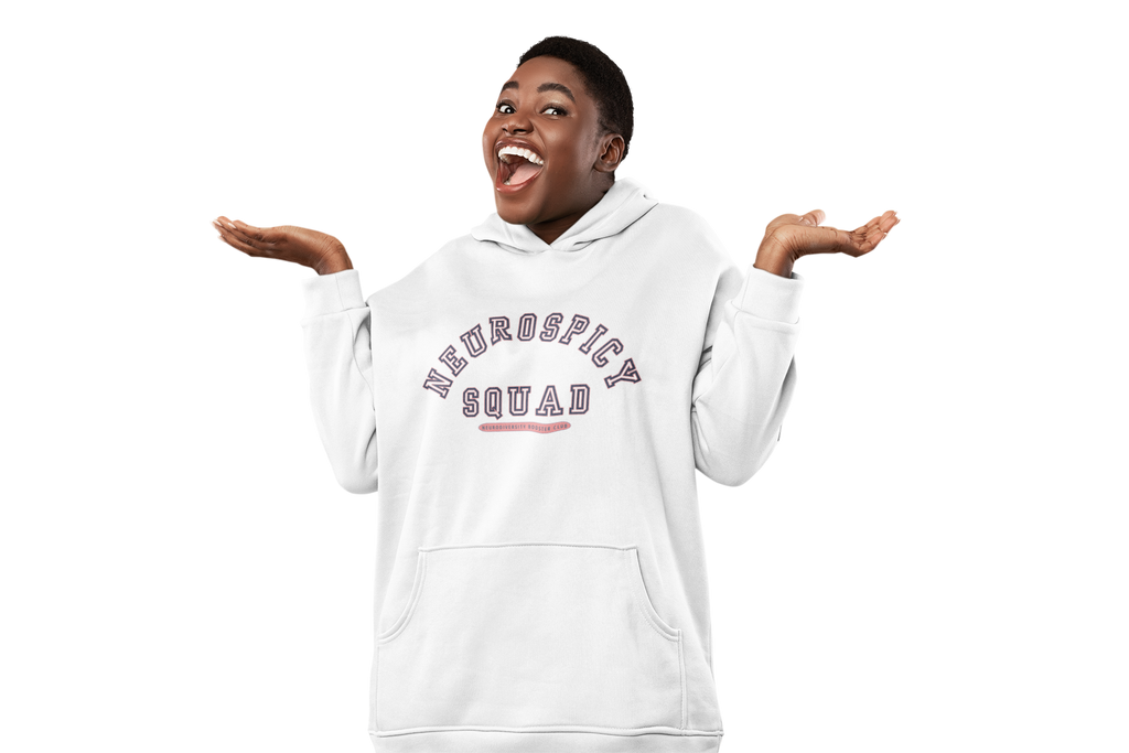 NEUROSPICY SQUAD Hoodie (Pink Accent) — Embrace Neurodiversity Collection