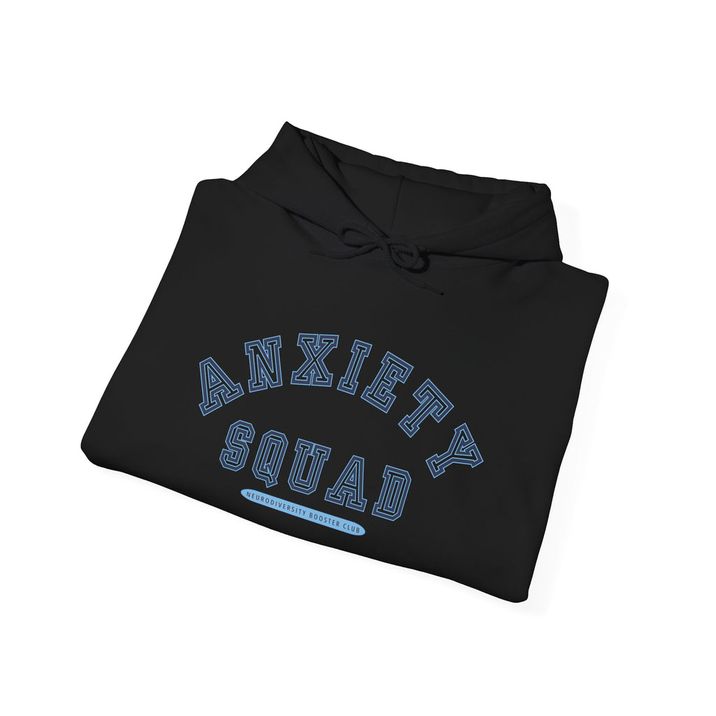 ANXIETY SQUAD Hoodie (Blue Accent) — Embrace Neurodiversity Collection